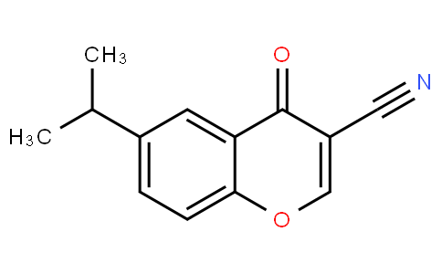 91412 - 4-oxo-6-propan-2-ylchromene-3-carbonitrile | CAS 50743-32-3