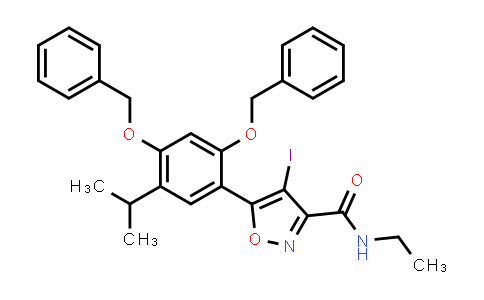 2062305 - 5-(2,4-bis(benzyloxy)-5-isopropylphenyl)-N-ethyl-4-iodoisoxazole-3-carboxamide | CAS 741414-22-8