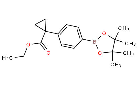 91807 - Ethyl 1-(4-(4,4,5,5-tetramethyl-1,3,2-dioxaborolan-2-yl)phenyl)cyclopropanecarboxylate | CAS 1257213-52-7