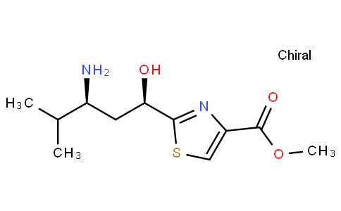 91809 - methyl 2-((1R,3S)-3-amino-1-hydroxy-4-methylpentyl)thiazole-4-carboxylate | CAS 1265905-21-2