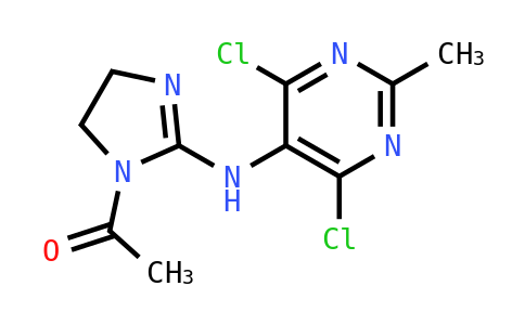 1-(2-((4,6-Dichloro-2-methylpyrimidin-5-YL)amino)-4,5-dihydro-1H-imidazol-1-YL)ethanone