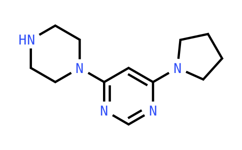 4-(Piperazin-1-yl)-6-(pyrrolidin-1-yl)pyrimidine