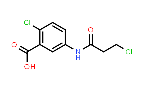 2-Chloro-5-[(3-chloropropanoyl)amino]benzoic acid