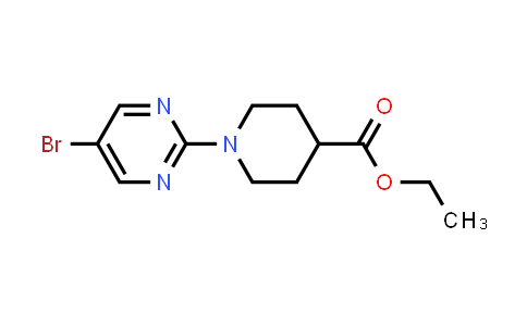 Ethyl 1-(5-bromopyrimidin-2-yl)piperidine-4-carboxylate