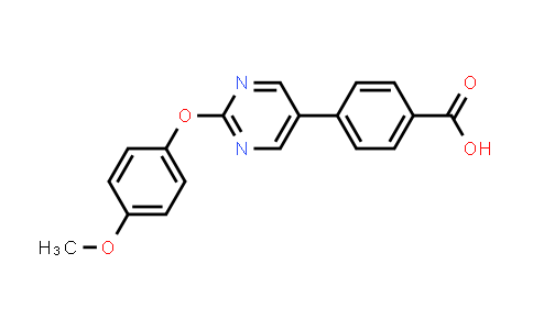 4-[2-(4-Methoxyphenoxy)pyrimidin-5-yl]benzoic acid