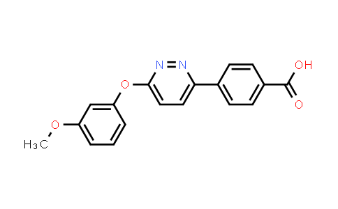 4-[6-(3-Methoxyphenoxy)pyridazin-3-yl]benzoic acid