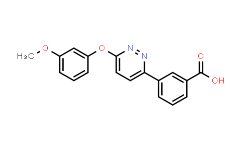 3-[6-(3-Methoxyphenoxy)pyridazin-3-yl]benzoic acid