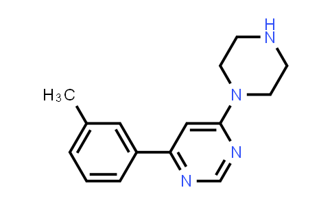 4-(3-Methylphenyl)-6-piperazin-1-ylpyrimidine