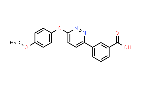 3-[6-(4-Methoxyphenoxy)pyridazin-3-yl]benzoic acid