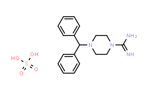 4-(Diphenylmethyl)piperazine-1-carboximidamide sulfate