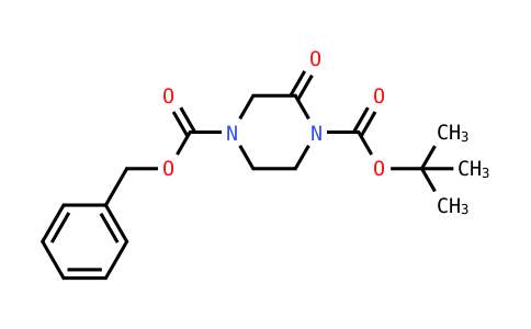 4-Benzyl 1-tert-butyl 2-oxopiperazine-1,4-dicarboxylate