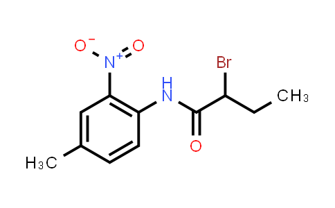 2-Bromo-n-(4-methyl-2-nitrophenyl)butanamide