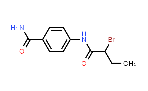 4-[(2-Bromobutanoyl)amino]benzamide