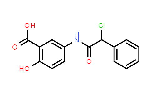 5-{[Chloro(phenyl)acetyl]amino}-2-hydroxybenzoic acid