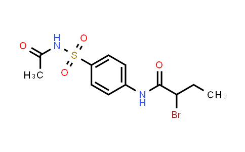 N-{4-[(acetylamino)sulfonyl]-phenyl}-2-bromobutanamide