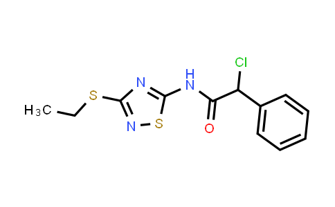 2-Chloro-n-[3-(ethylthio)-1,2,4-thiadiazol-5-yl]-2-phenylacetamide