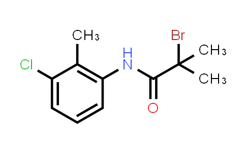 2-Bromo-N-(3-chloro-2-methylphenyl)-2-methylpropanamide