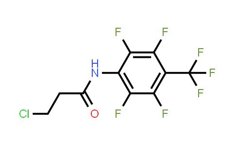 3-Chloro-N-[2,3,5,6-tetrafluoro-4-(trifluoromethyl)phenyl]propanamide