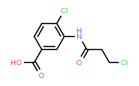 4-Chloro-3-[(3-chloropropanoyl)amino]benzoic acid