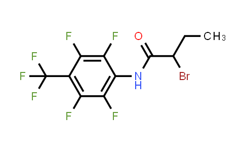 2-Bromo-n-[2,3,5,6-tetrafluoro-4-(trifluoromethyl)phenyl]butanamide