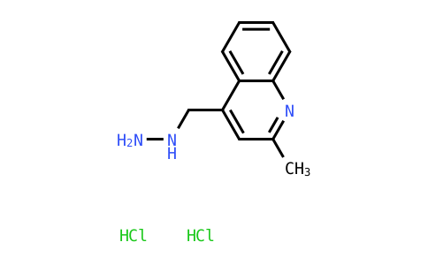 4-(Hydrazinylmethyl)-2-methylquinoline dihydrochloride