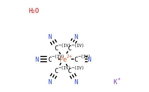 Potassium ferrocyanide trihyrate