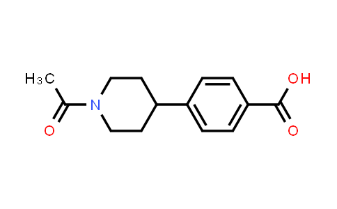 4-(1-Acetylpiperidin-4-yl)benzoic acid