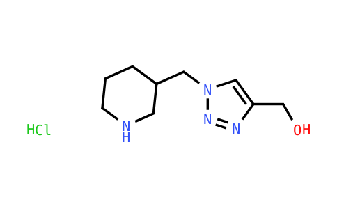 [1-(Piperidin-3-ylmethyl)-1H-1,2,3-triazol-4-yl]methanol hydrochloride