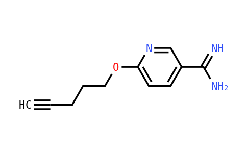 6-(Pent-4-ynyloxy)pyridine-3-carboximidamide