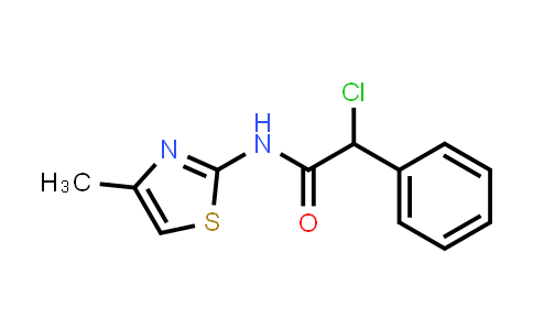 2-Chloro-n-(4-methyl-1,3-thiazol-2-yl)-2-phenylacetamide