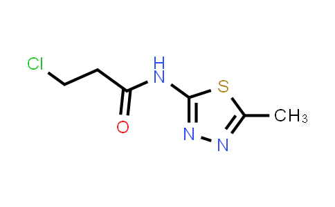 3-Chloro-N-(5-methyl-1,3,4-thiadiazol-2-YL)propanamide