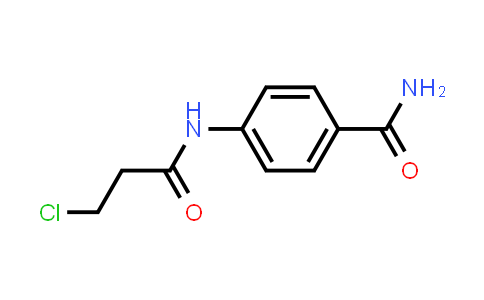 4-[(3-Chloropropanoyl)amino]benzamide