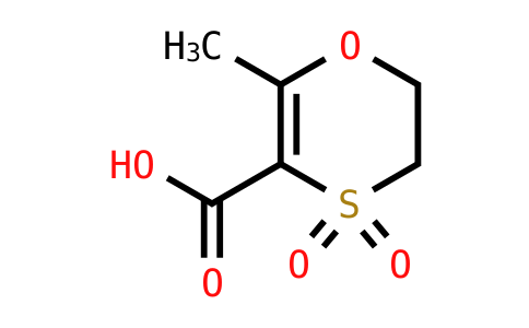 2-Methyl-4,4-dioxo-5,6-dihydro-1,4-oxathiine-3-carboxylic acid