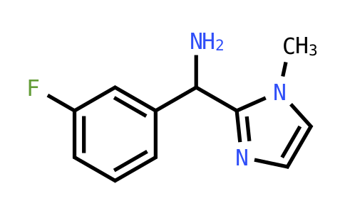 (3-Fluorophenyl)(1-methyl-1H-imidazol-2-yl)methanamine