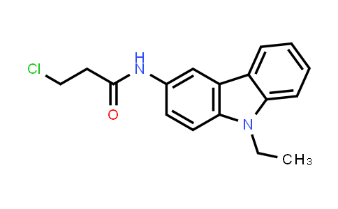 3-Chloro-N-(9-ethyl-9H-carbazol-3-YL)propanamide