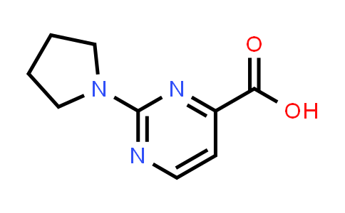 2-Pyrrolidin-1-ylpyrimidine-4-carboxylic acid