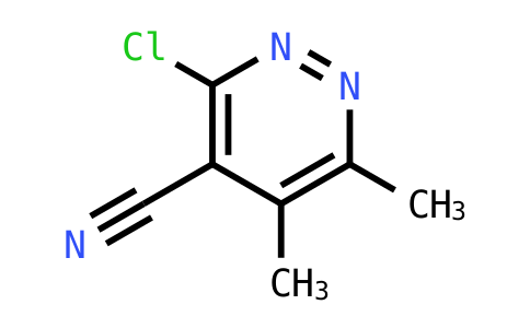 3-Chloro-5,6-dimethylpyridazine-4-carbonitrile