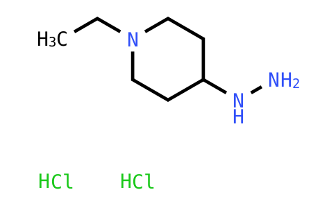 1-Ethyl-4-hydrazinylpiperidine dihydrochloride