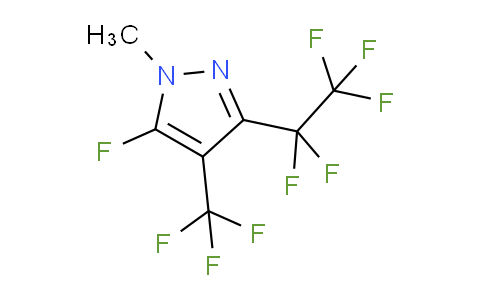 5-Fluoro-1-methyl-3-pentafluoroethyl-4-trifluoromethyl-1H-pyrazole