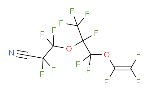 Perfluoro-5-methyl-4,7-dioxanona-8-enenitrile