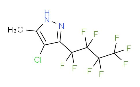 4-Chloro-5-methyl-3-(1,1,2,2,3,3,4,4,4-nonafluorobutyl)-1H-pyrazole