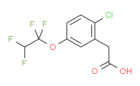 2-Chloro-5-(1,1,2,2-tetrafluoroethoxy)phenylacetic acid