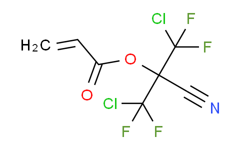 2-Cyano-1,3-dichlorotetrafluoropropan-2-yl acrylate