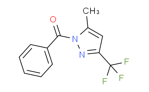 1-Benzoyl-5(3)-methyl-3(5)-(trifluoromethyl)pyrazole