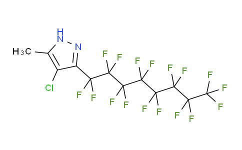 4-chloro-3-(1,1,2,2,3,3,4,4,5,5,6,6,7,7,8,8,8-heptadecafluorooctyl)-5-methyl-1H-pyrazole