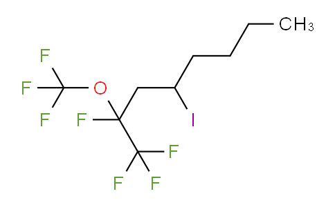 4-Iodo-1,1,1,2-tetrafluoro-2-(trifluoromethoxy)octane