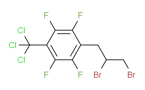 4-(2,3-Dibromopropyl)-2,3,5,6-tetrafluorobenzotrichloride