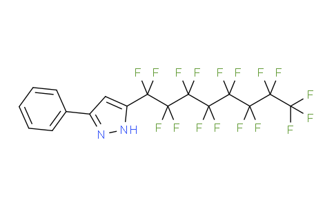 3(5)-Perfluorooctyl-5(3)-phenylpyrazole