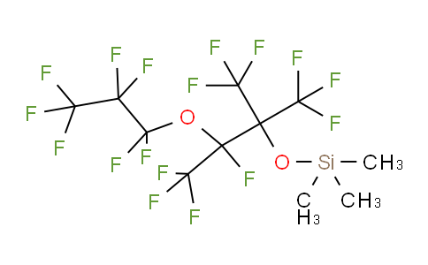 Trimethyl(perfluoro-1,1,2-trimethyl-3-oxahexyloxy)silane