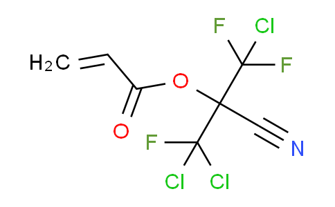 2-Cyano-1,1,3-trichloro-1,3,3-trifluoropropan-2-yl acrylate